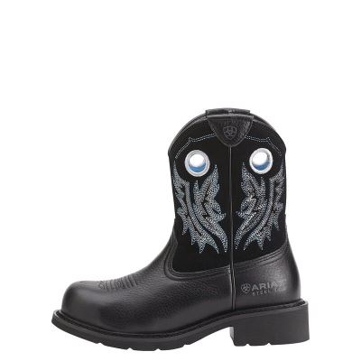 Ariat Western: Fatbaby Cowgirl Steel Toe Zapatos de Seguridad Mujer - Negras (SFQLX5491)